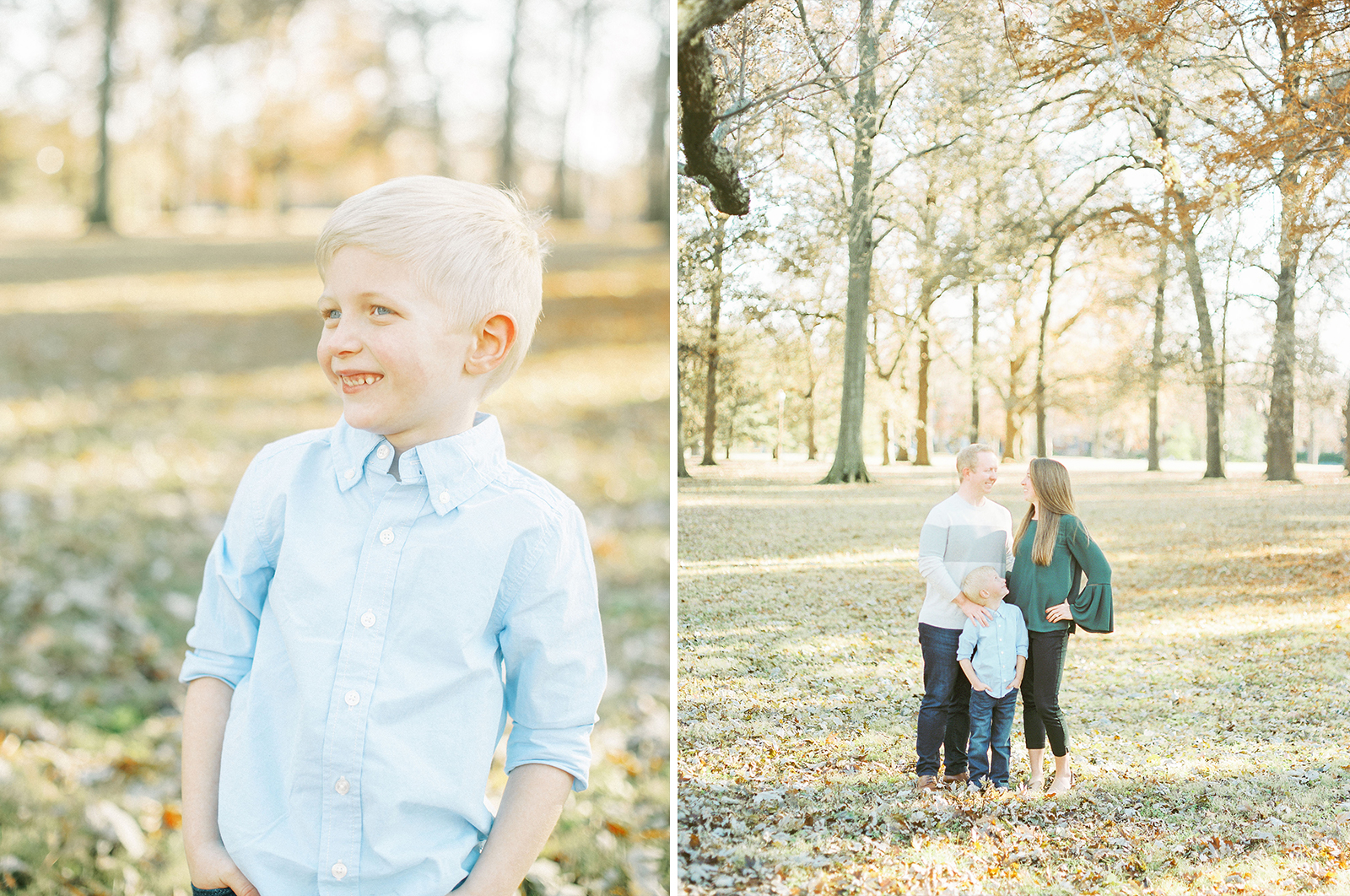Tower Grove Park fall family session 