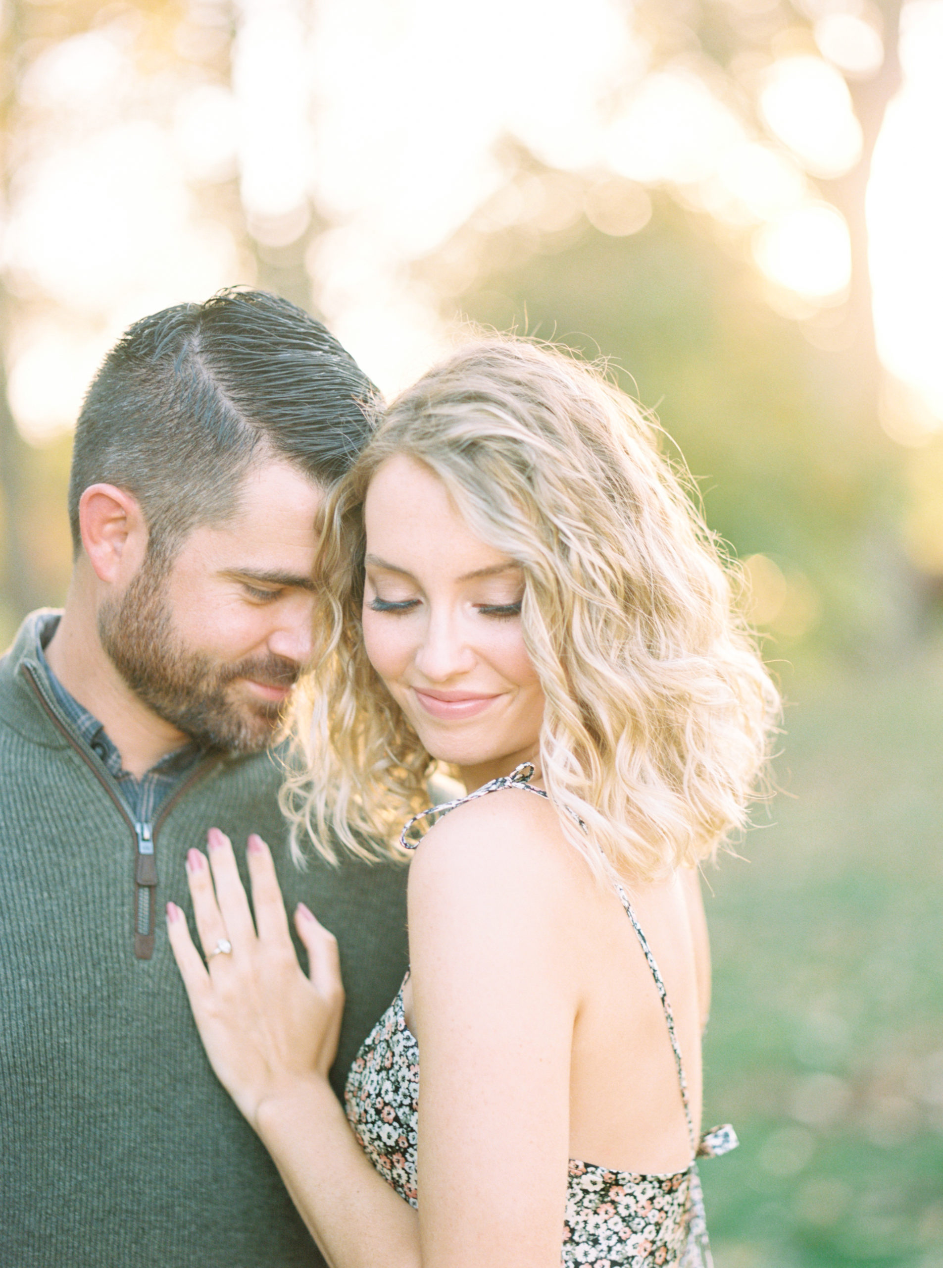 forest park fall engagement session