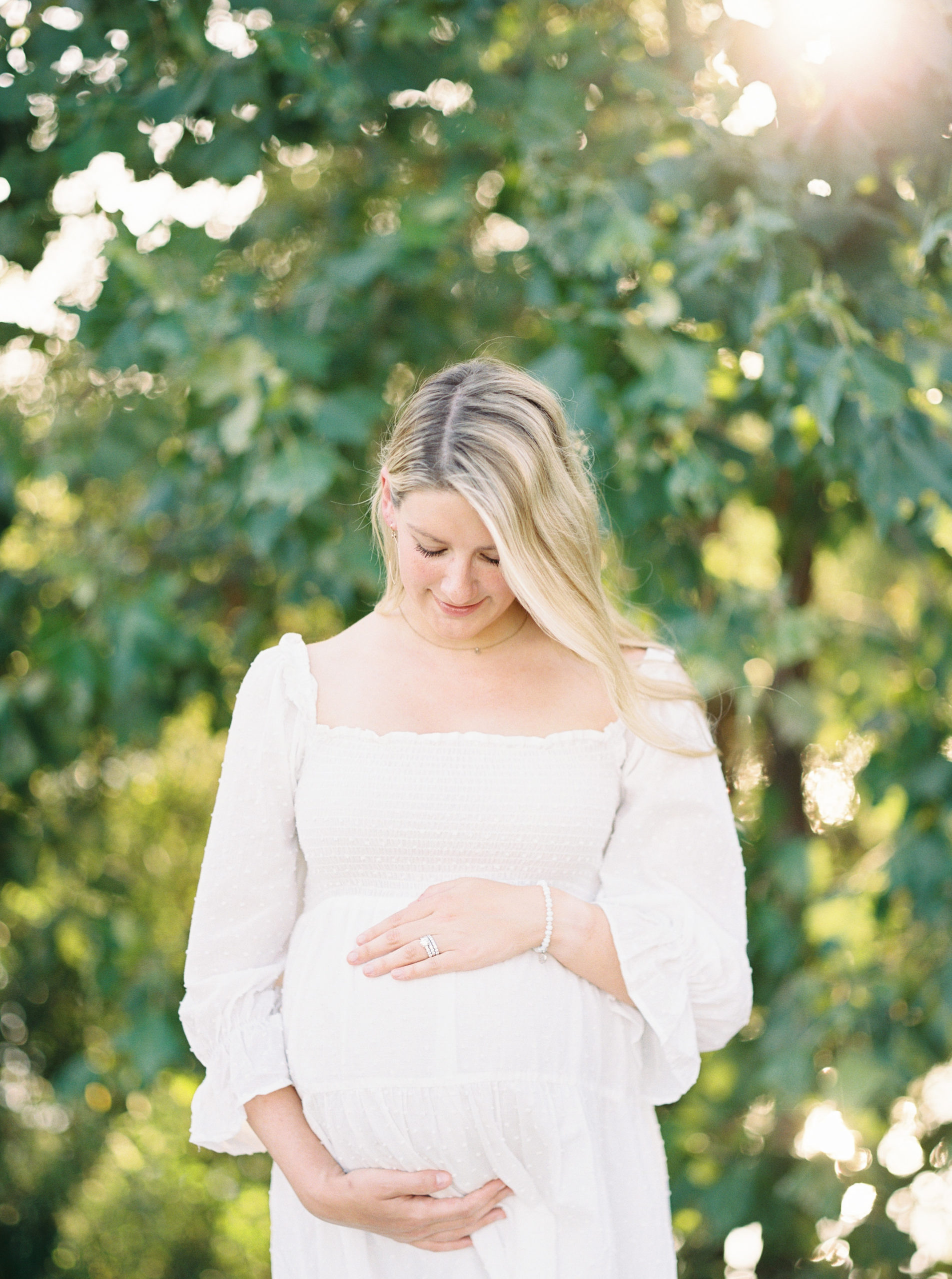 New Town St Charles Maternity Session on film