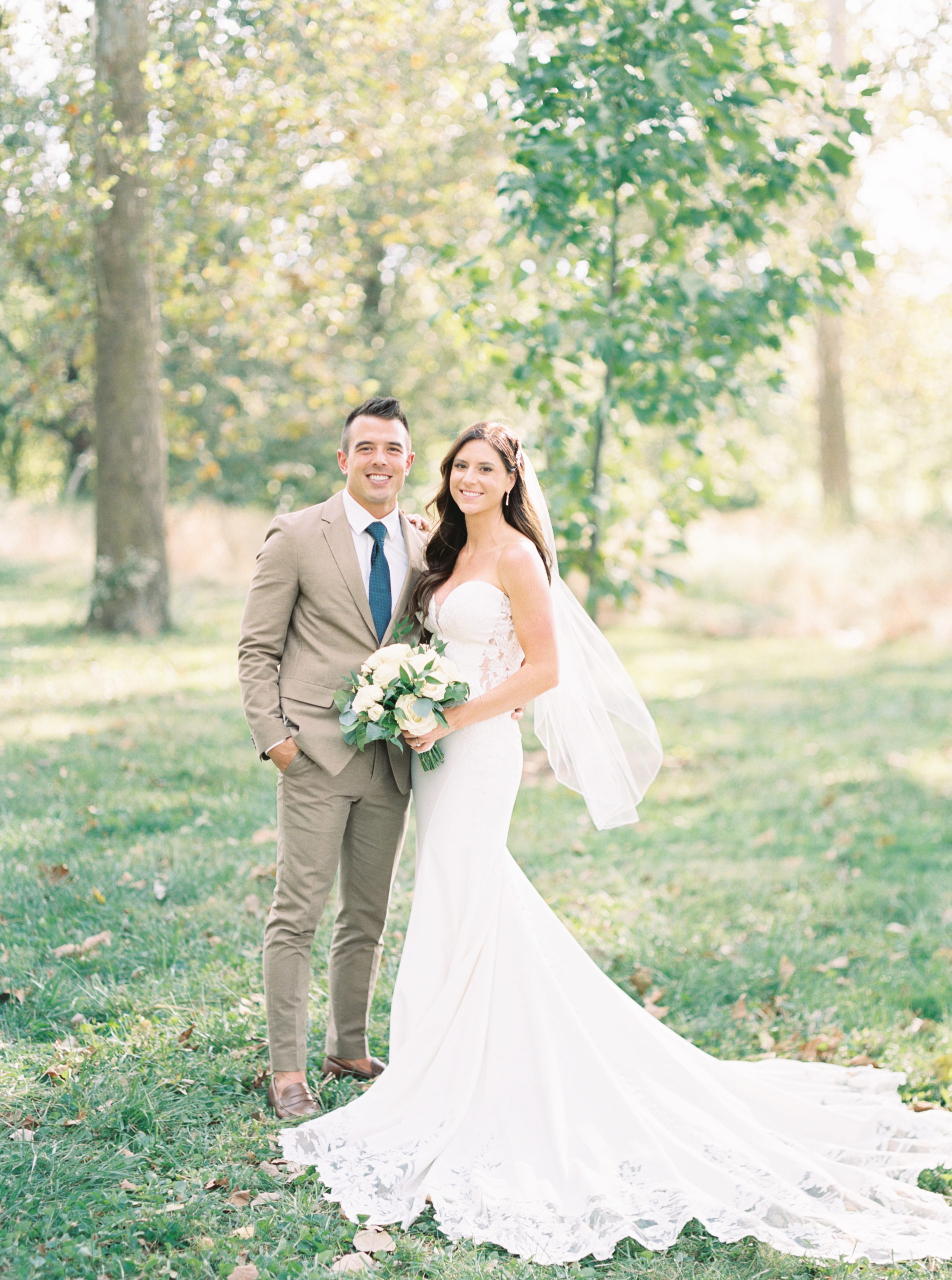 Fall Forest Park Wedding Ceremony st louis mo