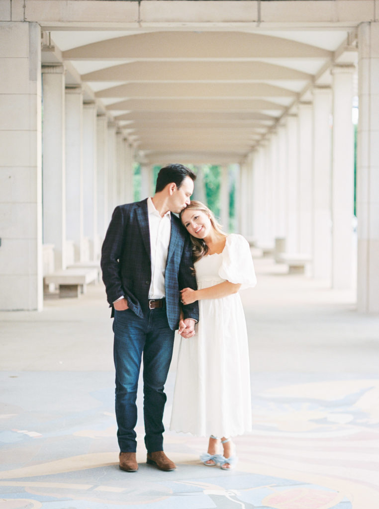 St Louis engagement session at The Muny in Forest Park