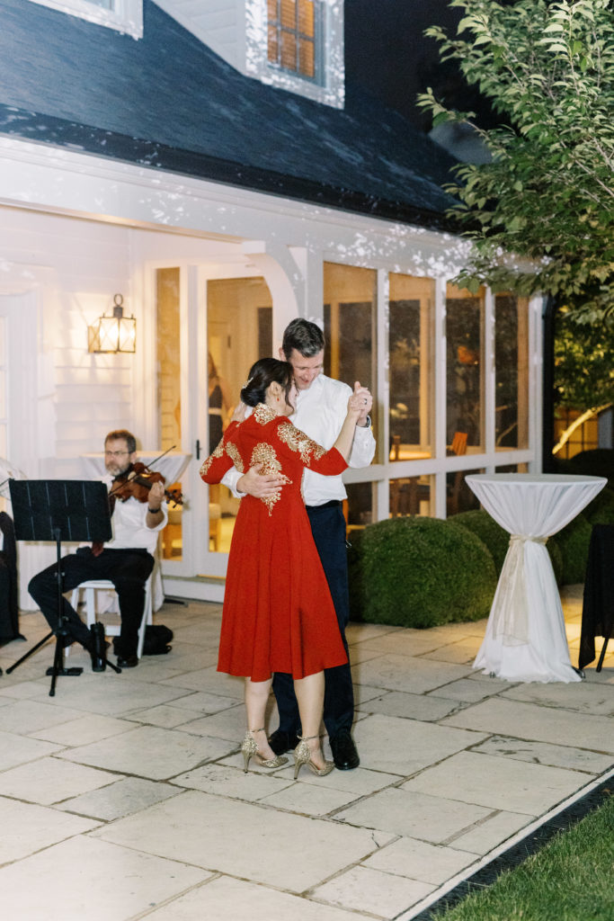 fine art Intimate St Louis Backyard Wedding photos on film