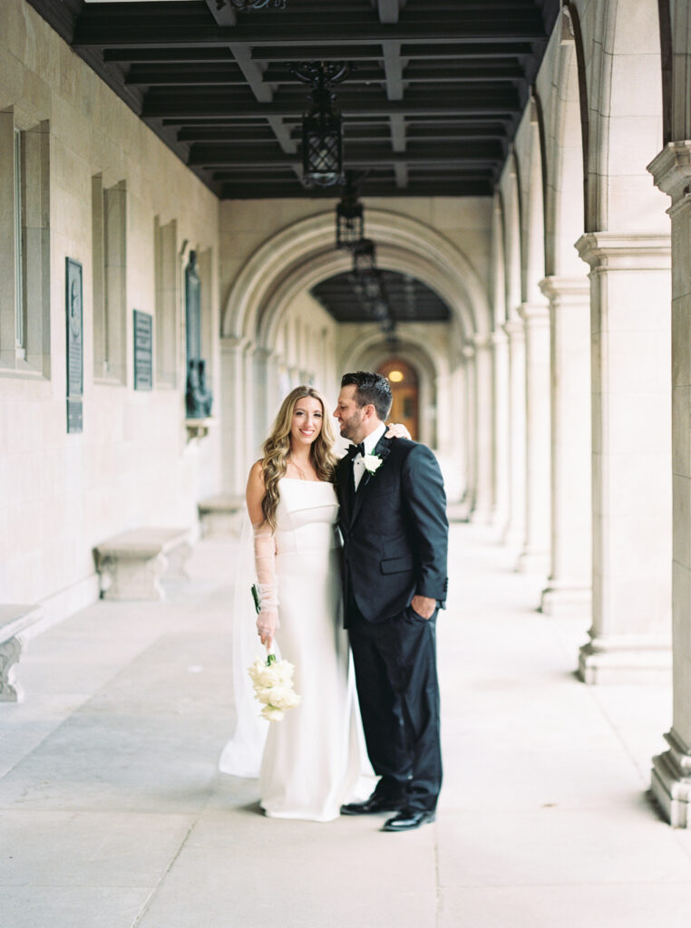 fine art St Louis Ritz Carlton Solarium fall Wedding photography on film