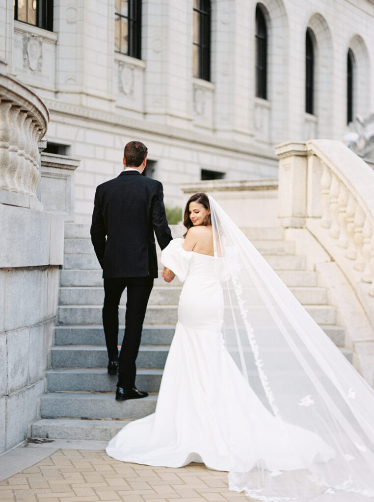 St Louis Central Library wedding film photography