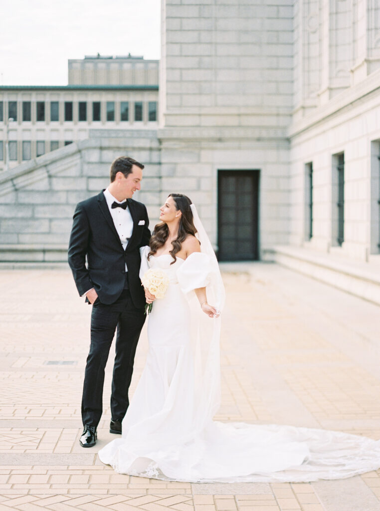 St Louis Central Library wedding film photographer