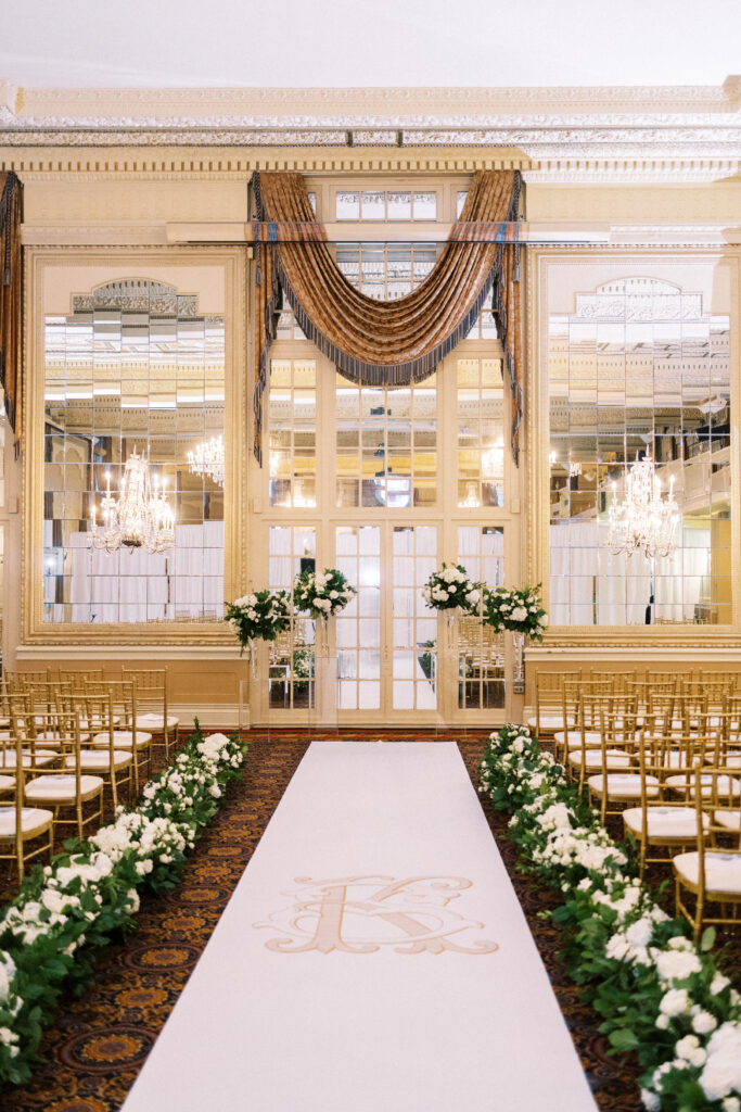 St Louis Missouri Athletic Club wedding ceremony