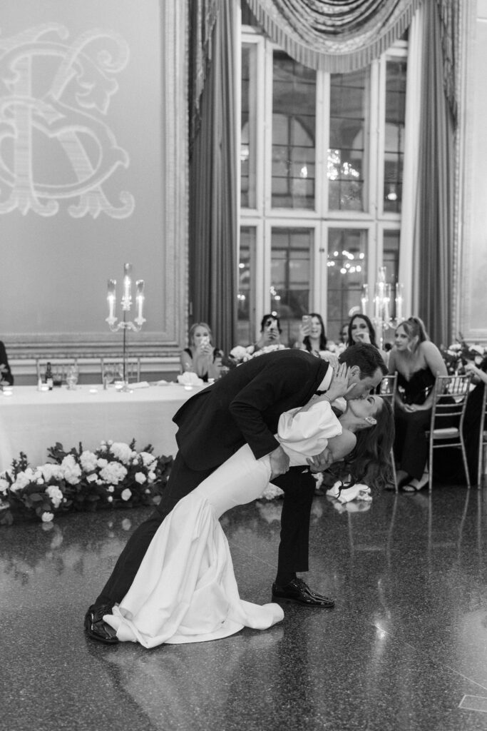 St Louis Missouri Athletic Club wedding reception