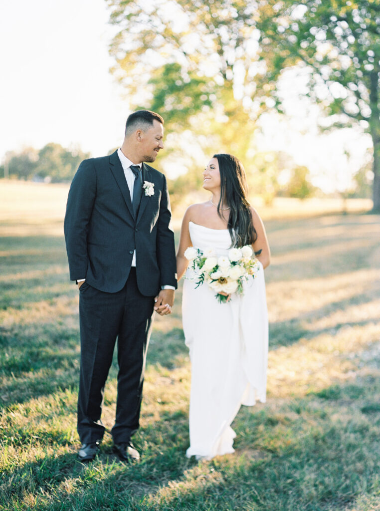 St Louis Blue Bell Farm Fall Wedding photos on film